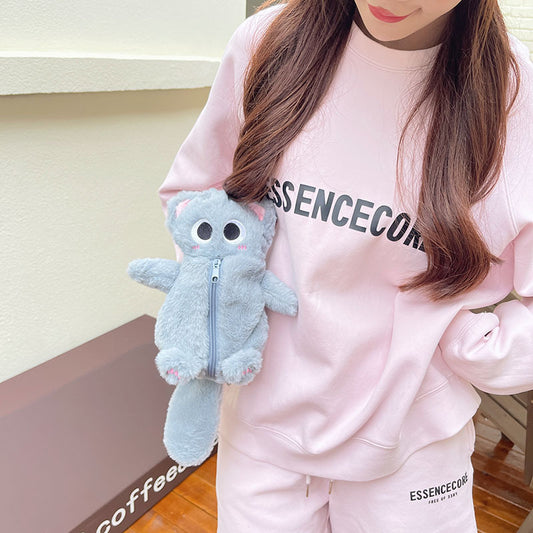 Kitten Document Pencil Cute Buggy Cartoon Handbags