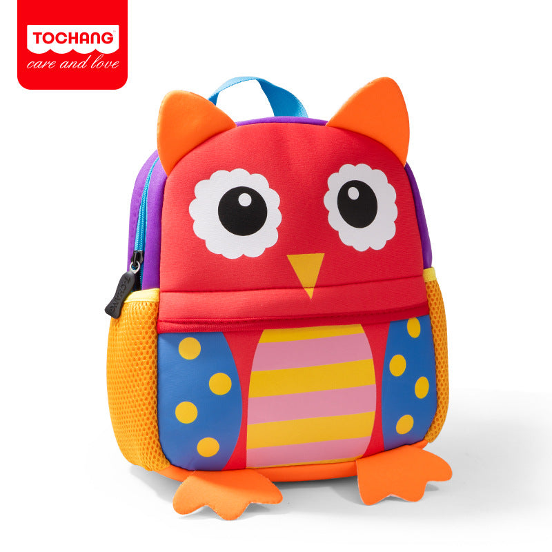 Children's Elegant Cartoon Cute Animal Neoprene Kindergarten School Bags