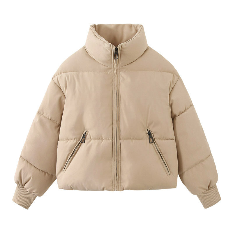 Women's Puffer Stand Collar Slimming Loose Warm Coats