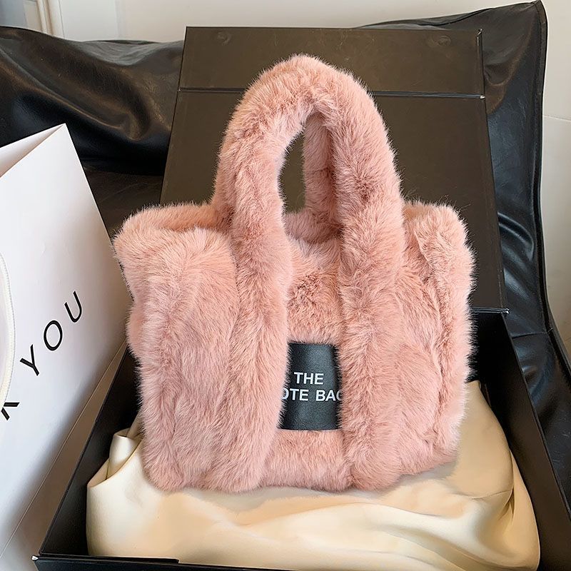 Women's Creative Tide Graceful Cute Plush Tote Bags