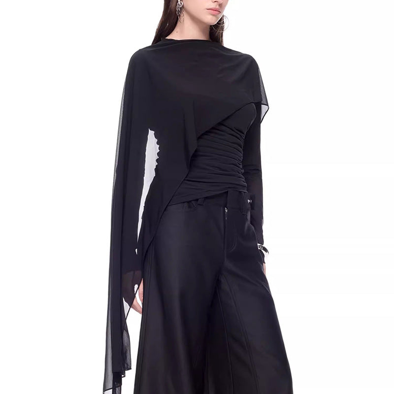 Women's Fashion Street Niche Style T-shirt Autumn Blouses