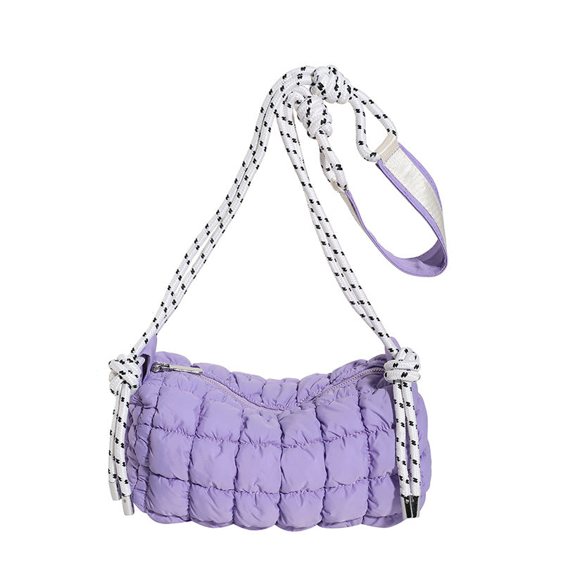 Women's Trendy Bubble Pillow Cotton Jacket Cloud Shoulder Bags