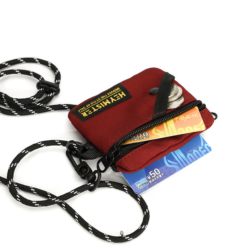 Women's & Men's & Swiping Document Oxford Cloth Thin Card Holder