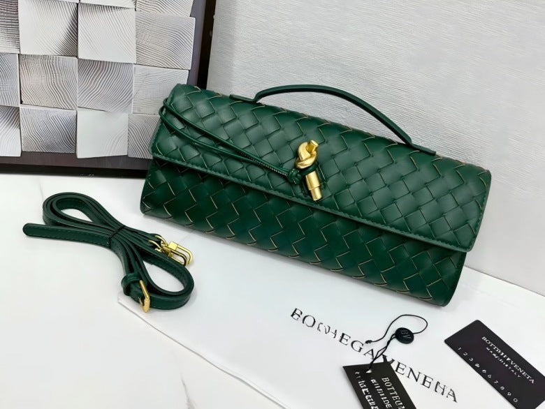 Fashion Elegant Hand-woven Hardware High-grade Leather Lock