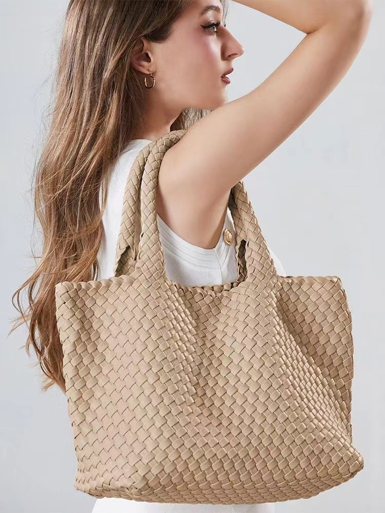 Attractive Fashion Capacity Hand-woven Vegetable Basket Bags