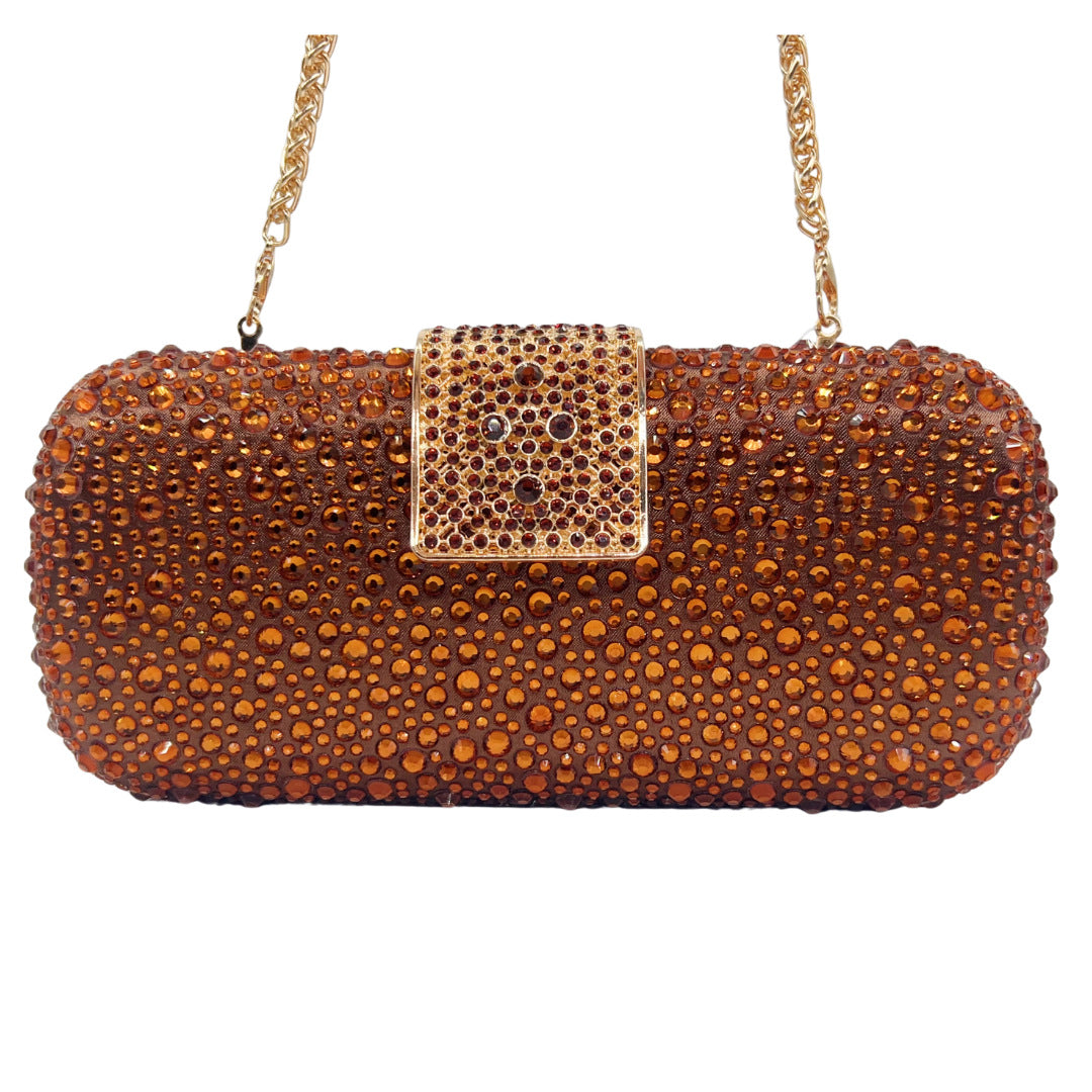 Women's Light Luxury Shiny Double-sided Hot Hand-held Evening Bags