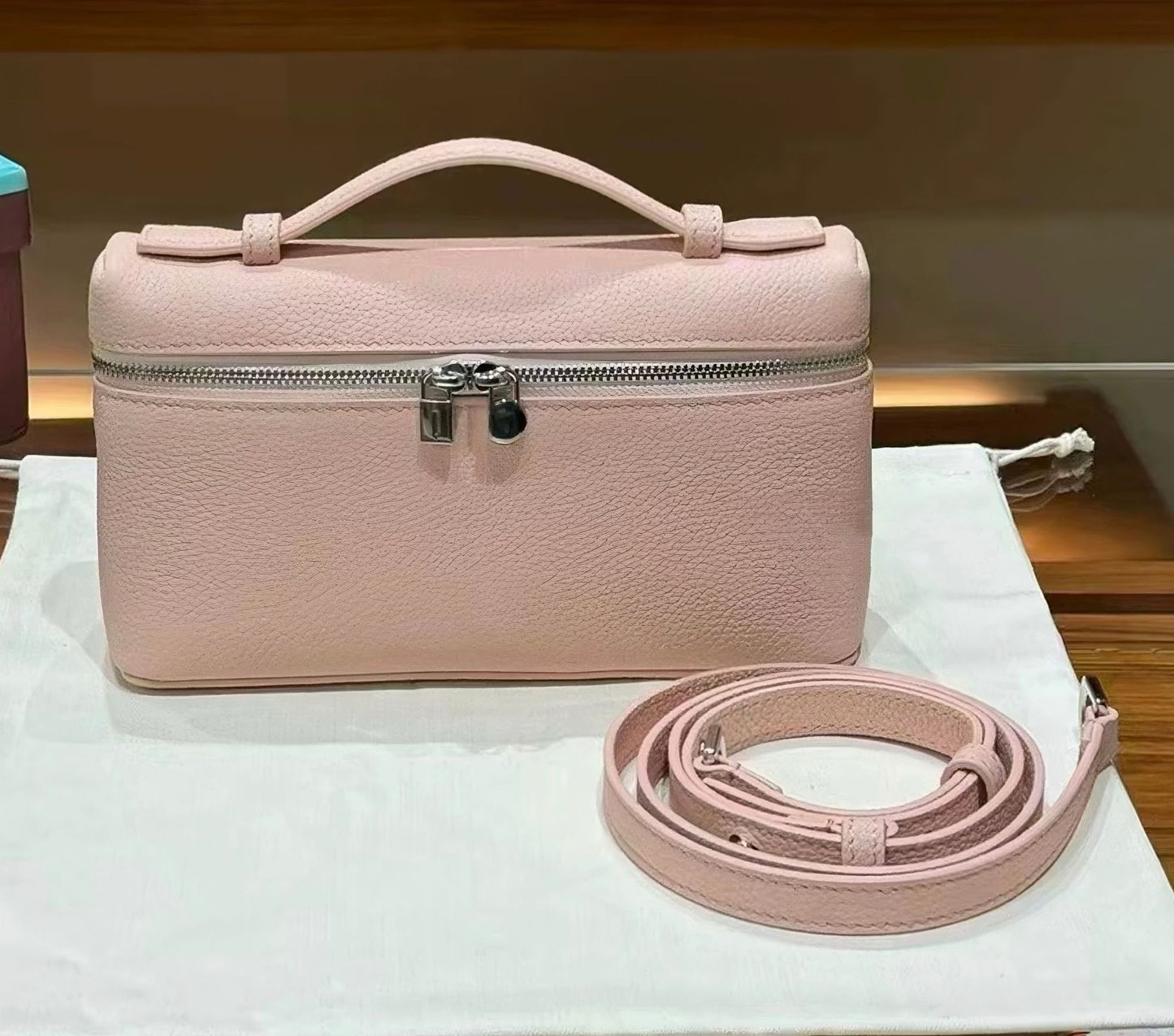 Women's Lunch Box First Layer Cowhide Genuine Handbags