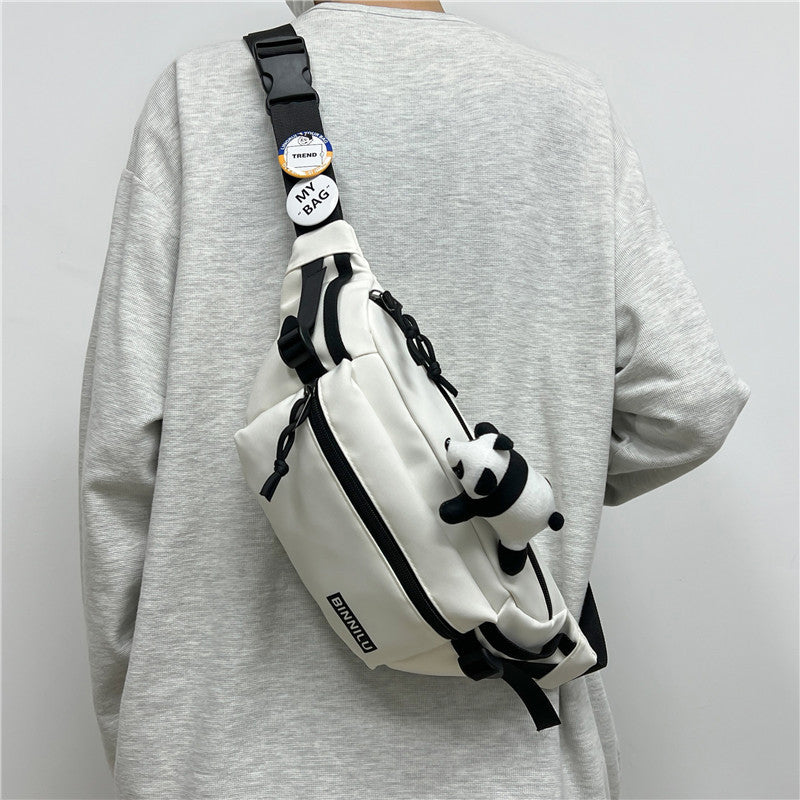 Men's Large Capacity Waterproof Female Korean Style Men's Chest Bags