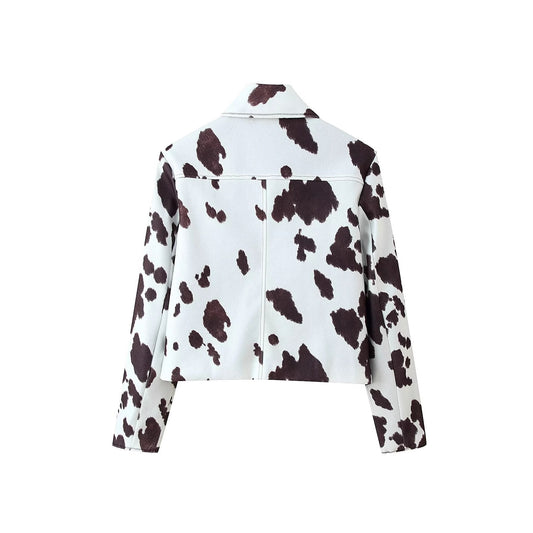 Women's Classy Casual Wild Animal Printed Jackets