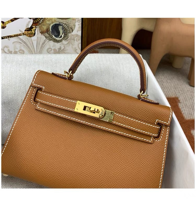Cowhide Second Generation Kelly Trendy High-grade Handbags
