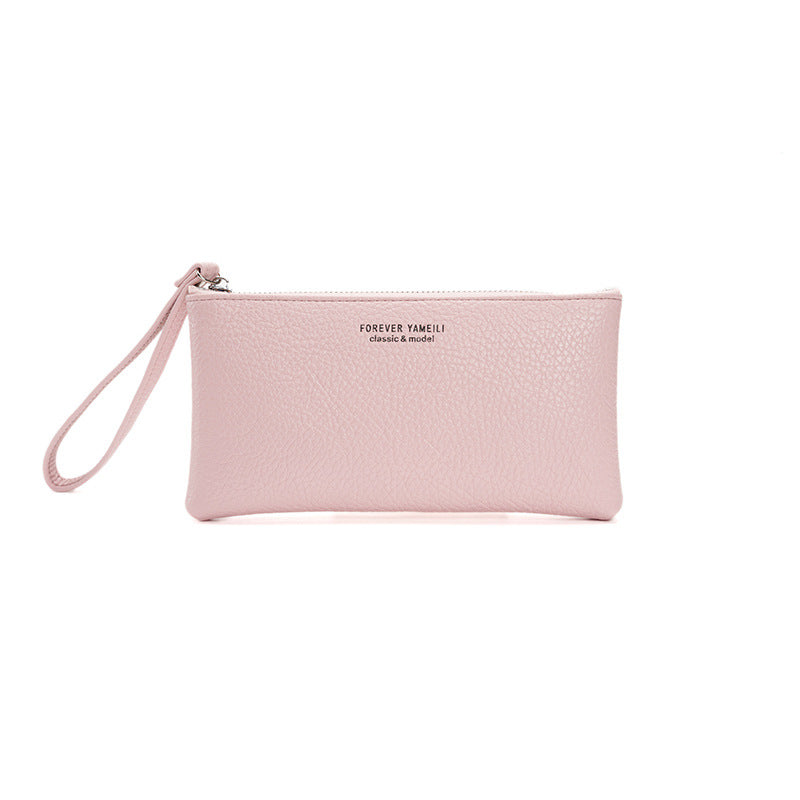 Women's Korean Style Zipper Long Large Capacity Ladies Wallets