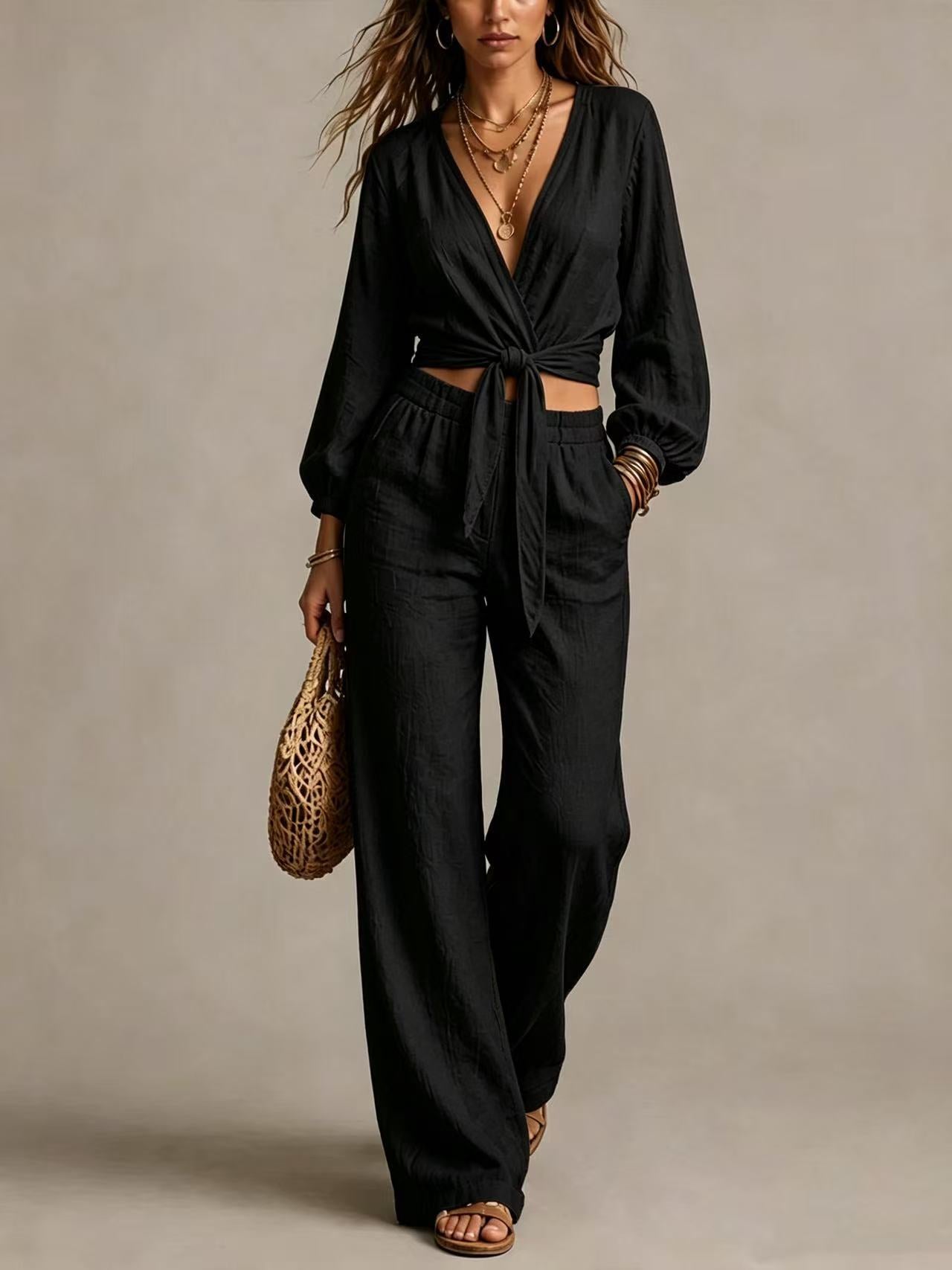 Creative Casual Women's Temperament Leisure Autumn Pants