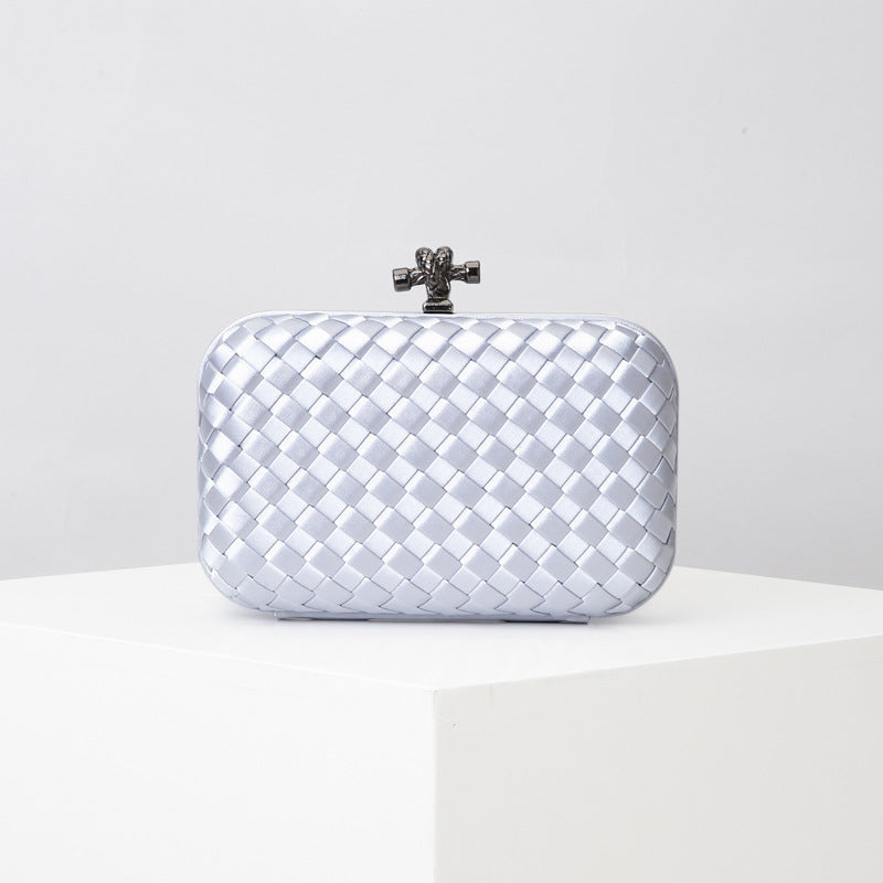 Women's Graceful Silk Hand-woven Simplicity Dinner Evening Bags