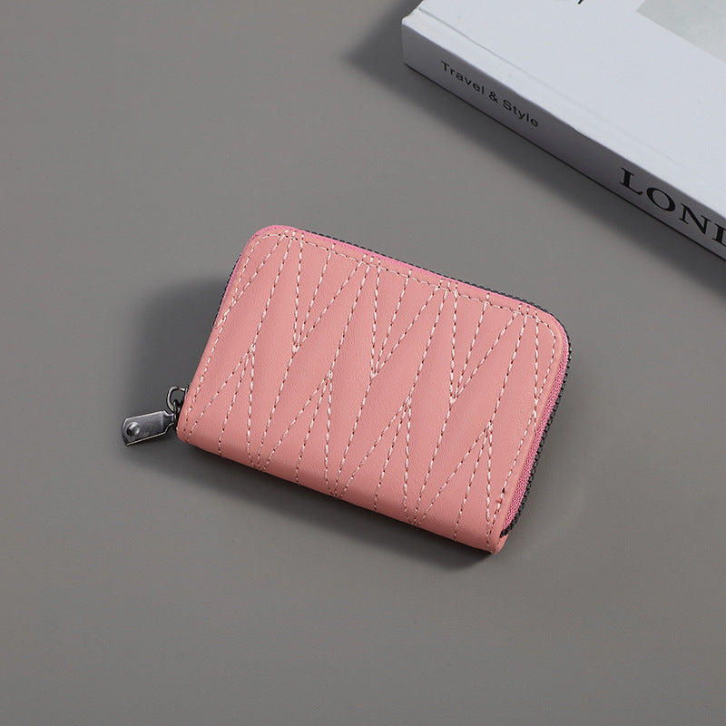Women's Short Solid Color Spring Zipper Ladies Wallets