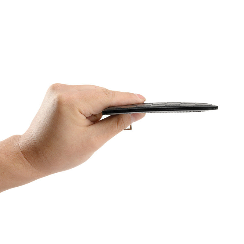 Innovative Classic Out Zipper Mirror Window Card Holder