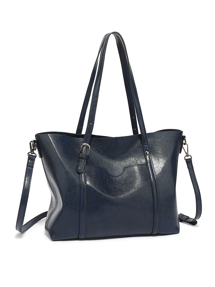 Women's Classic Fashion Soft Leather Big Handbags