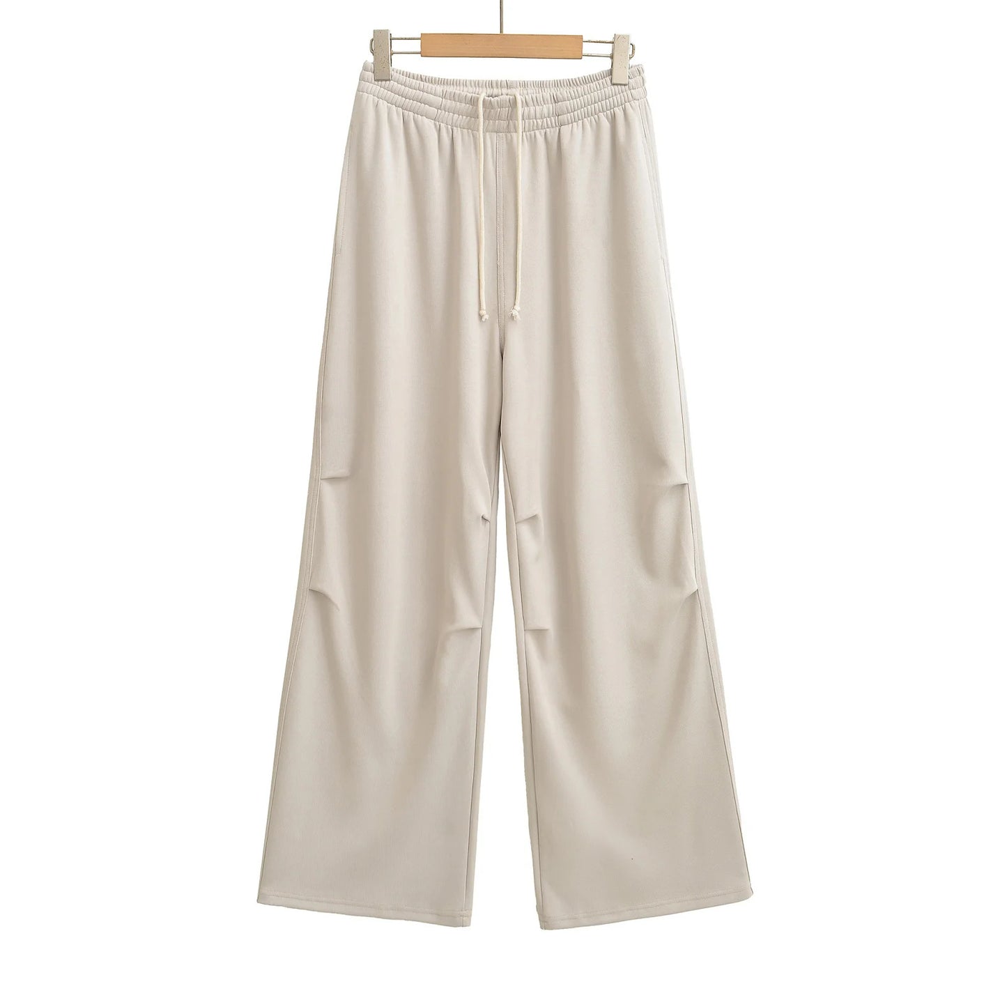 Women's Waist Wide Leg Autumn Elastic Waistband Pants
