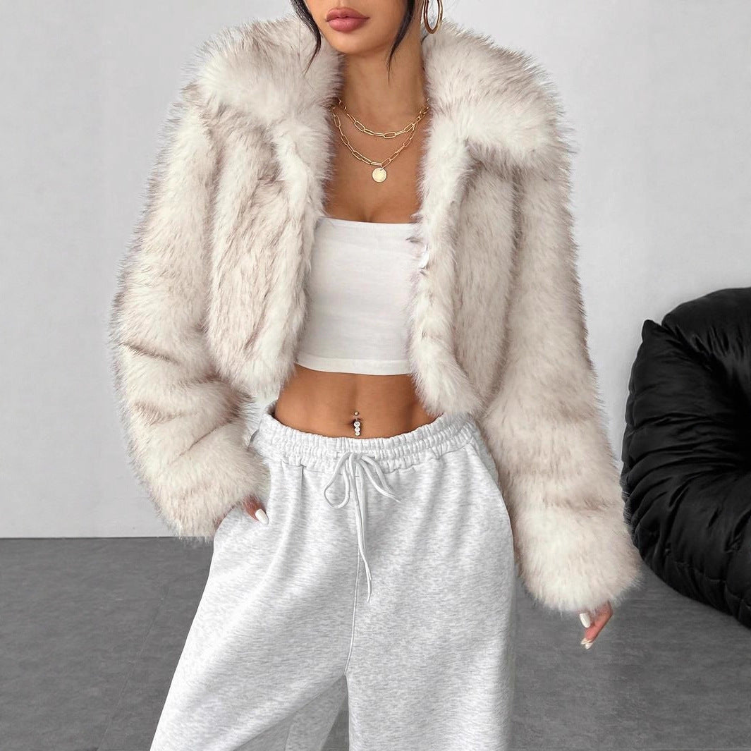 Fur Imitation Fox Fashionable Winter Clothes Coats