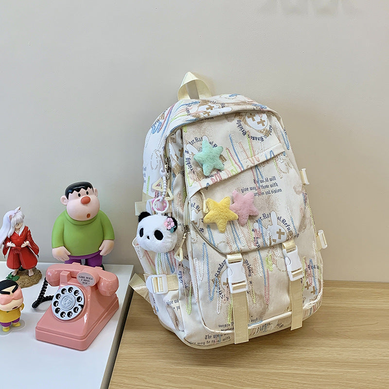 High Female Niche Design Junior Decoration Middle School Students' Schoolbags
