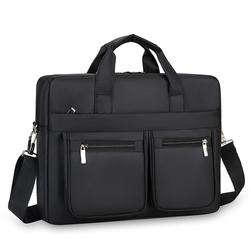 Men's Fashion Commute Document Office Waterproof Large Men's Shoulder Bags