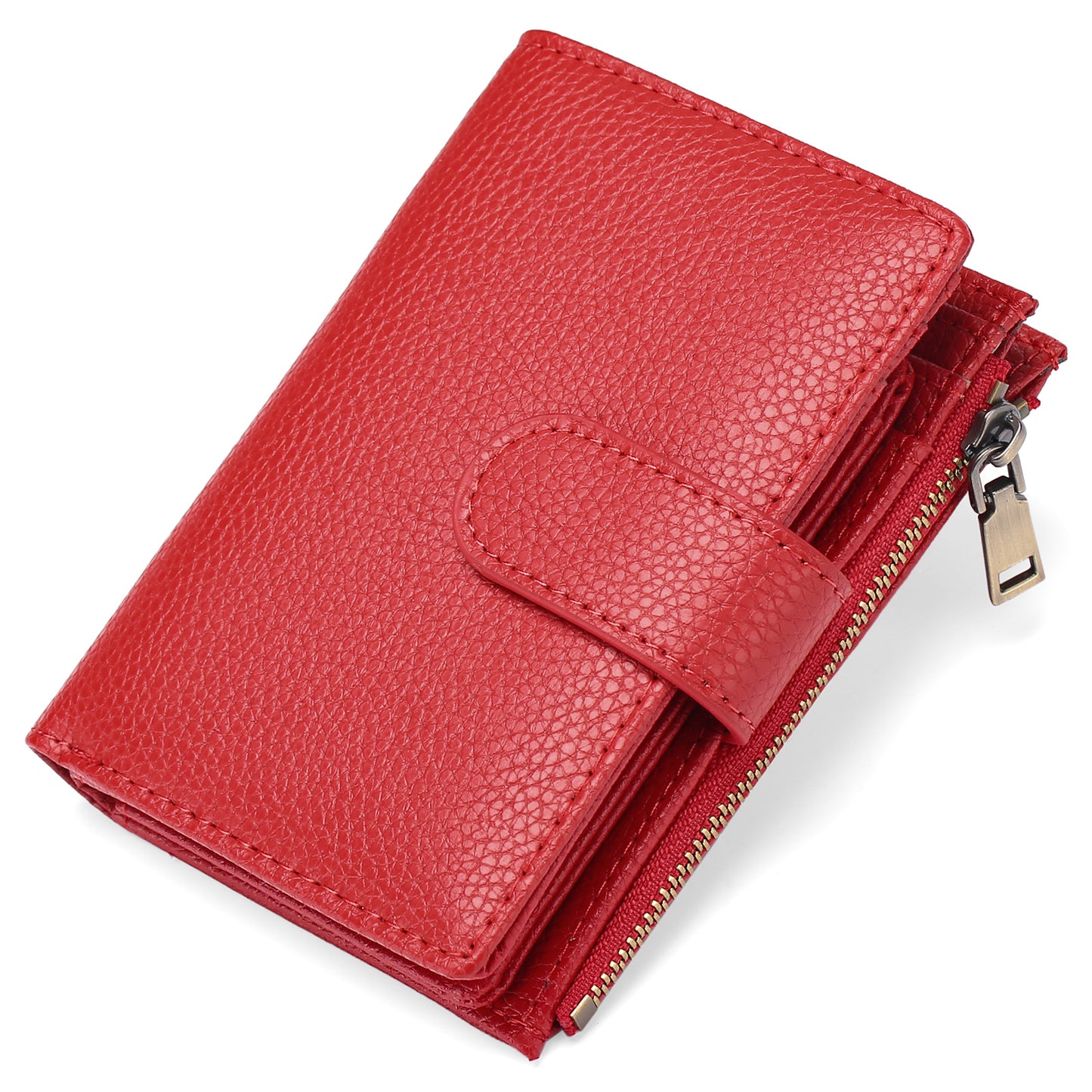 Women's Short Korean Style Tri Fold Multi Ladies Wallets