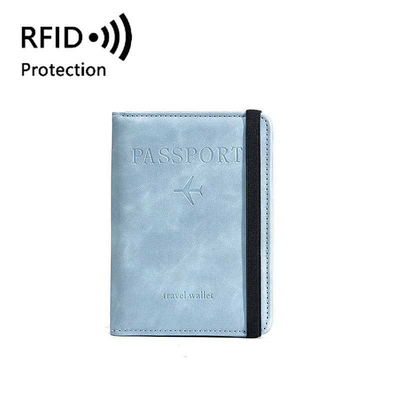 Fashion Cool Leather Passport Sets Multifunctional Id Package
