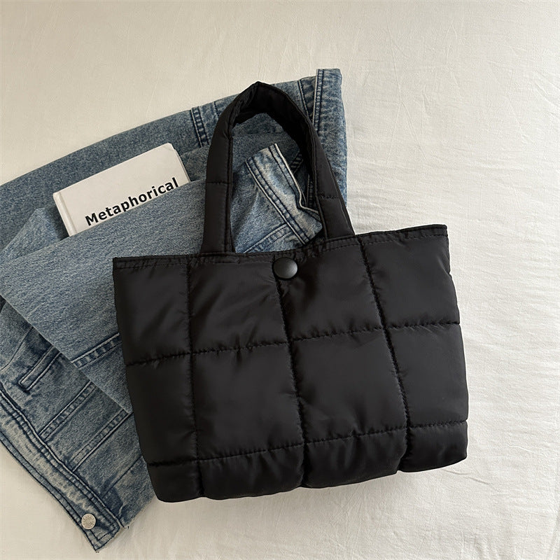 Korean Style Cotton Clothes Large Capacity High Tote Bags