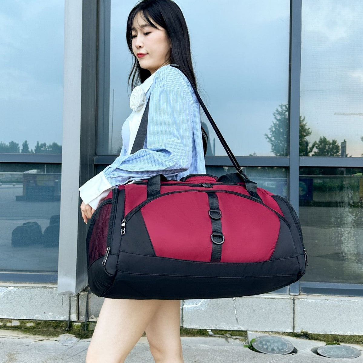 Women's & Men's & Outing Simple With Space For Travel Bags