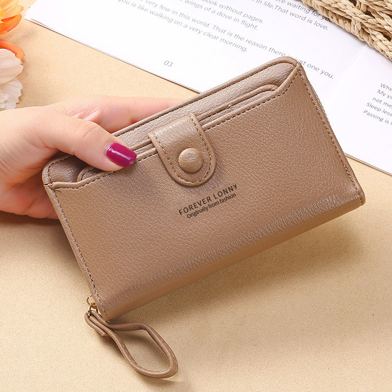 Women's Wrist Strap Clutch Fashion Korean Style Ladies Wallets