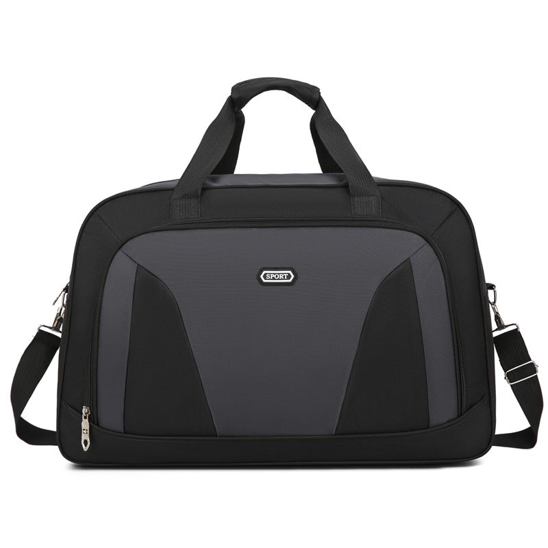 Short-distance Large Capacity Color Contrast Patchwork Travel Bags