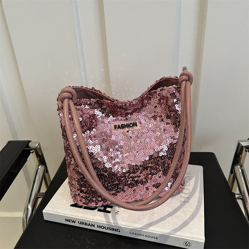 Korean Style One Female Niche Western Tote Bags