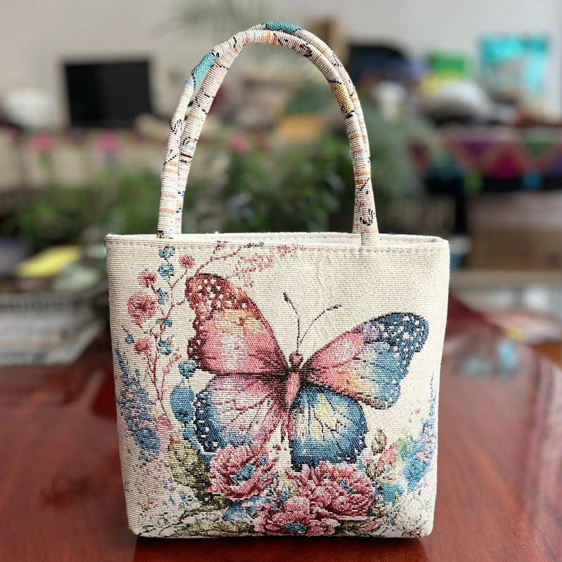 Ethnic Style Sofa Slipcover Embroidery Fresh Handbags