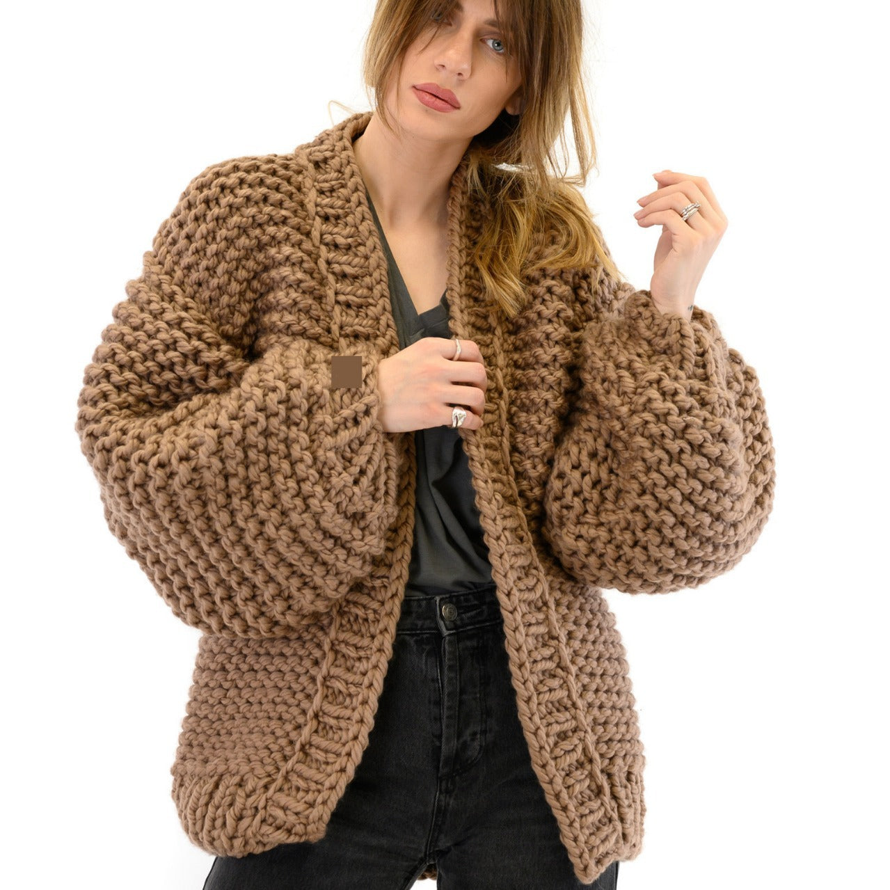 Women's Stylish Versatile Hand-woven Idle Style Sweaters