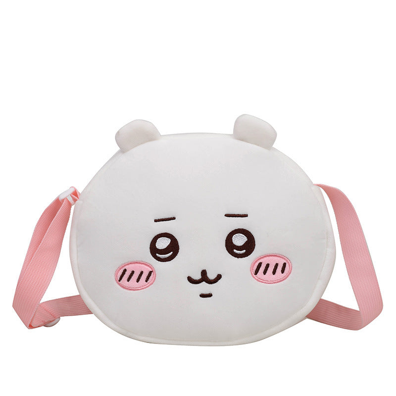Cartoon Anime Style Cute Rabbit Round Crossbody Bags