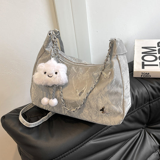 Large Capacity Female Autumn Leisure Chain College Bags
