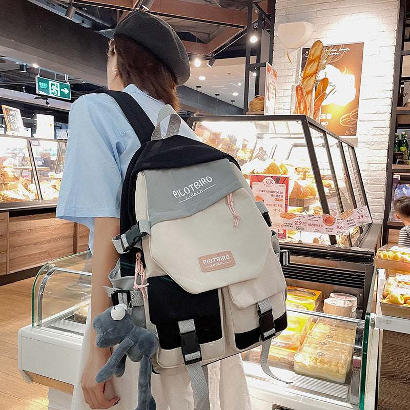 Female College Design Sense Niche Korean Style Middle School Students' Schoolbags