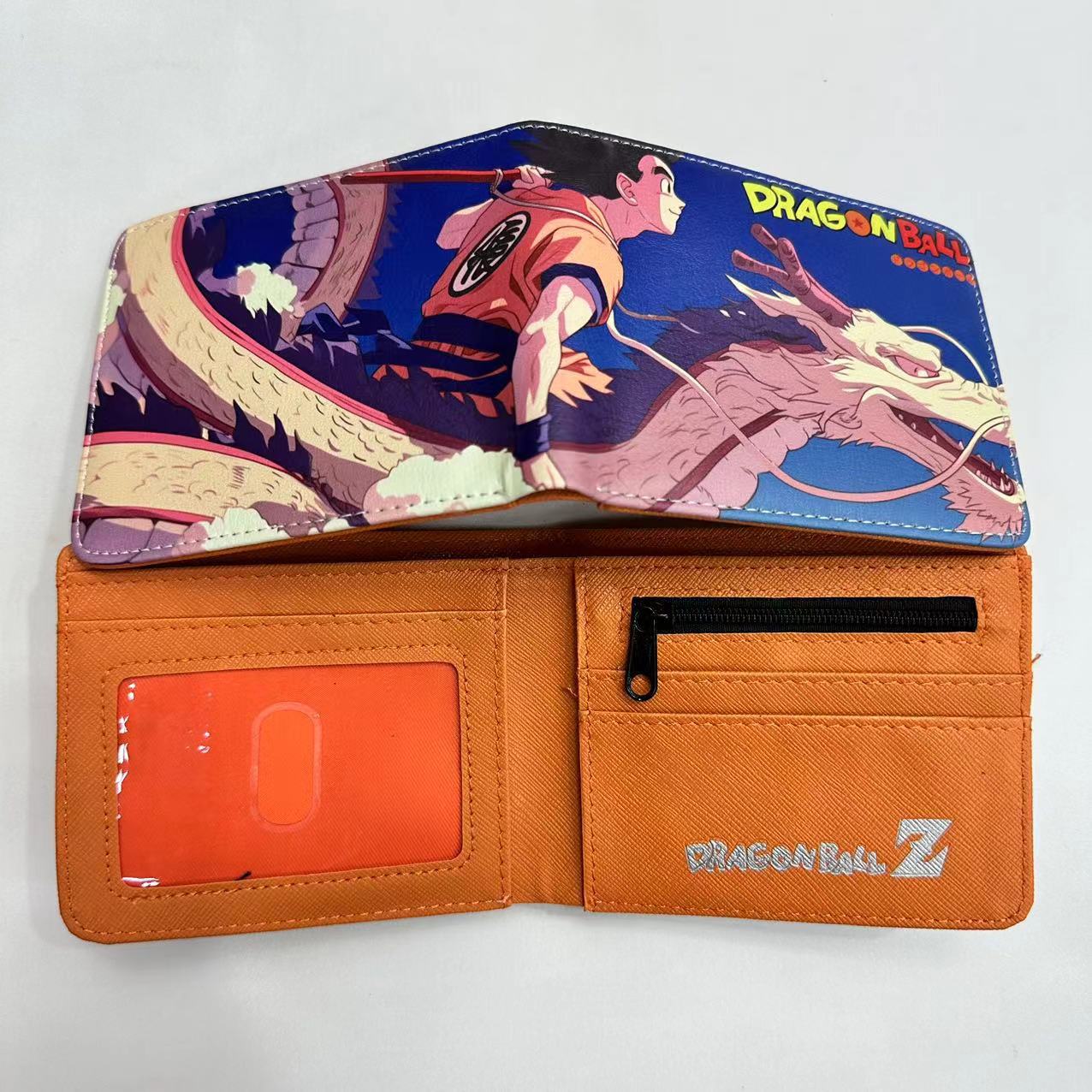 Dragon Ball Short Fold Super Leather Ladies Wallets
