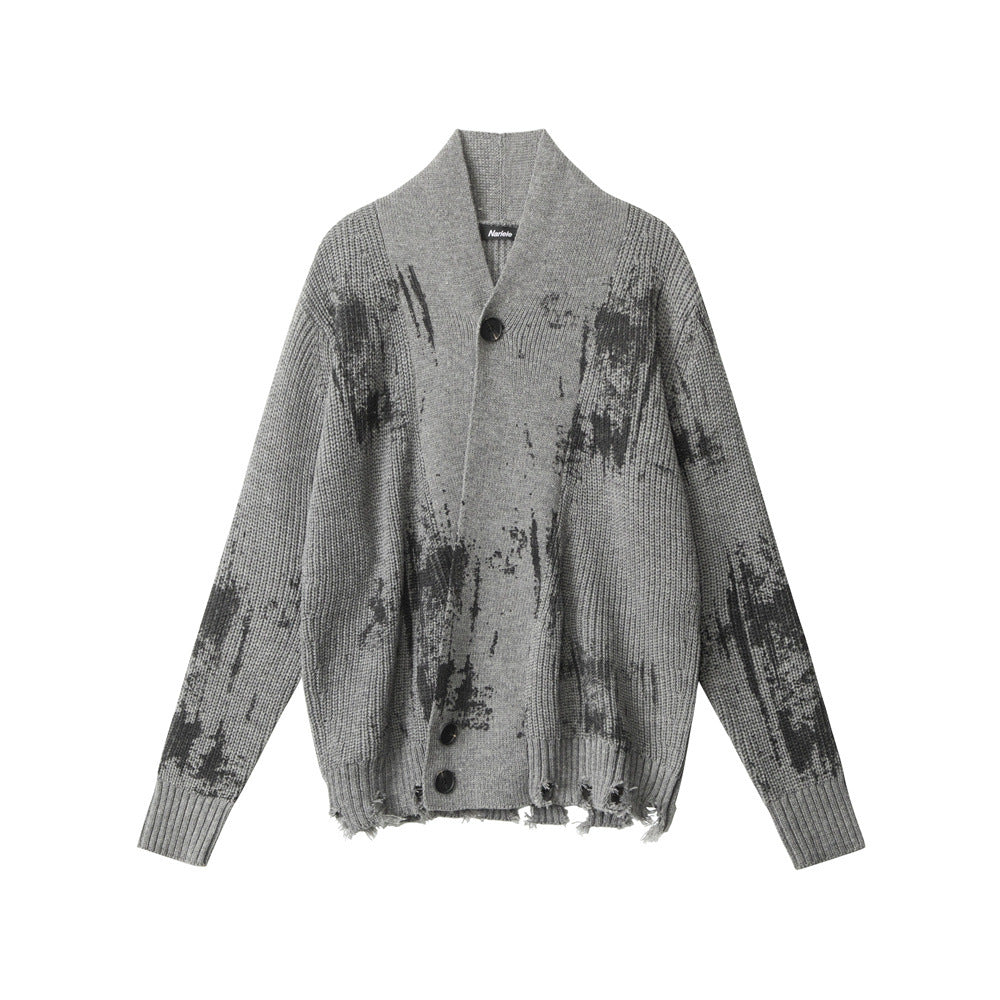 Women's & Men's & American Gothic Style Stand Collar Sweaters