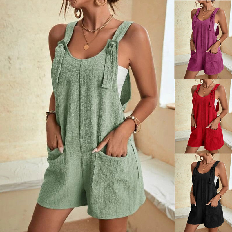 Women's Summer Casual Fashion Suspenders Suspender Women's Jumpsuit/clothing