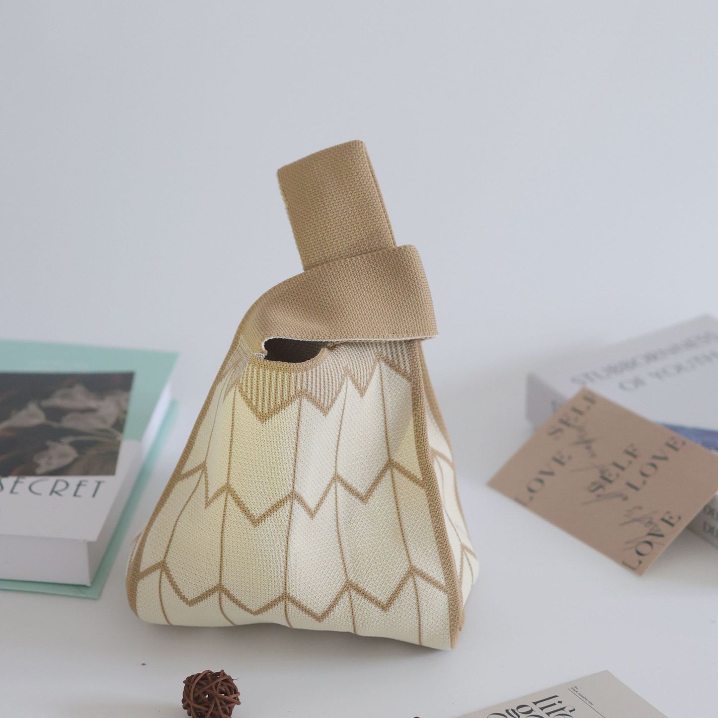 Women's Stylish Knitted Woven Vest Simple Handbags