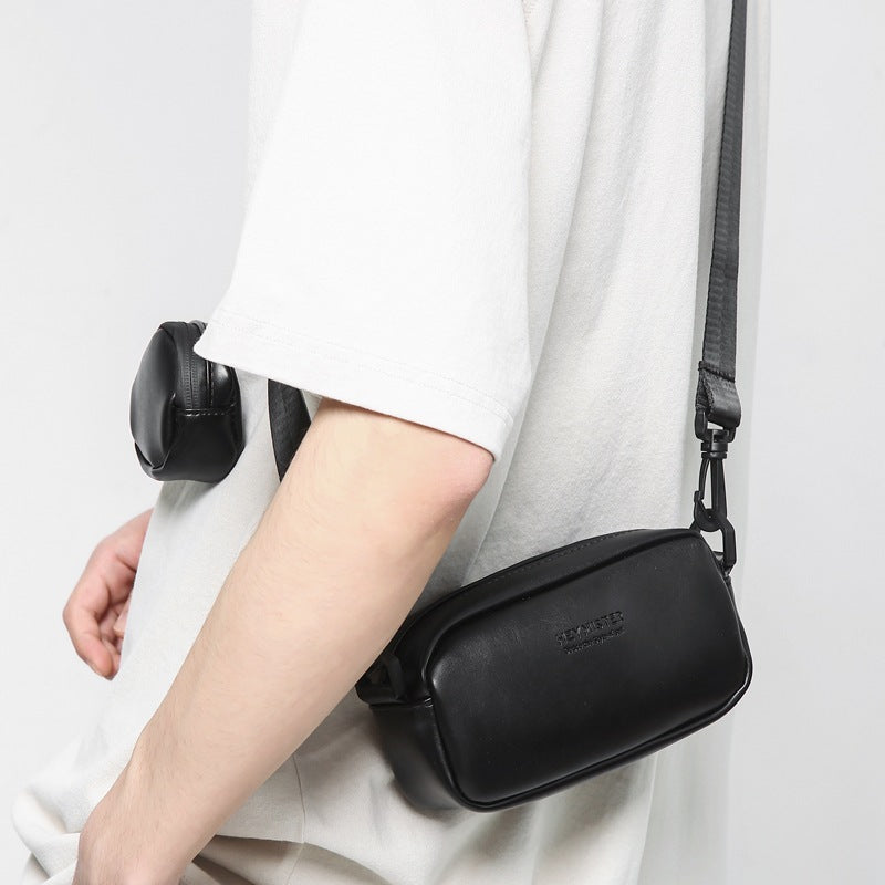 Men's Single High Sense Commute Fashion Trendy Men's Messenger Bags