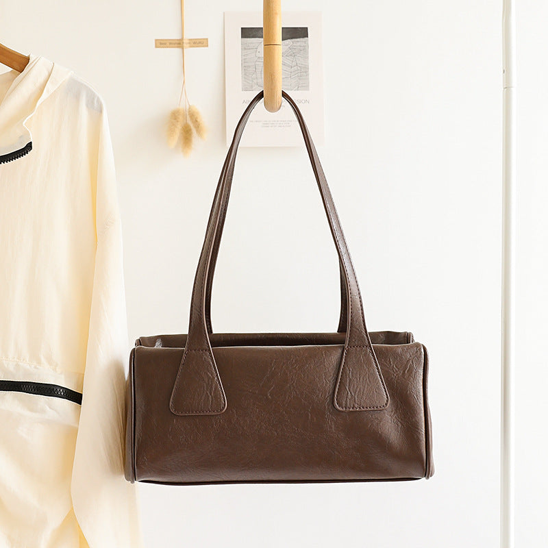 Women's Style Large Capacity Zipper Niche Fashionable Handbags