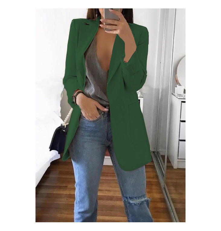 Comfortable Women's Fashion Polo Collar Graceful Cardigans