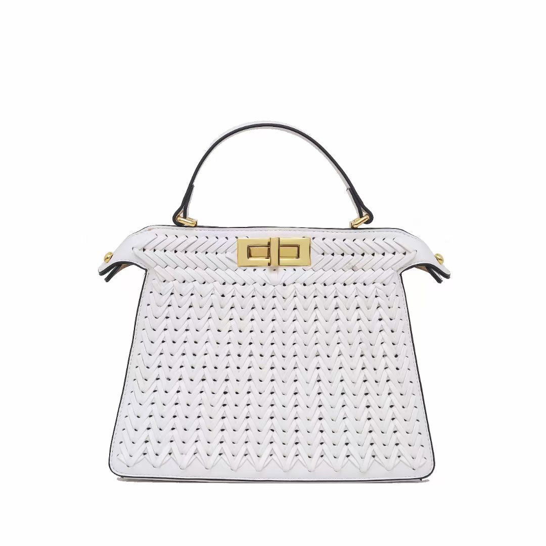 New Women's Woven Long Double Fashion Handbags