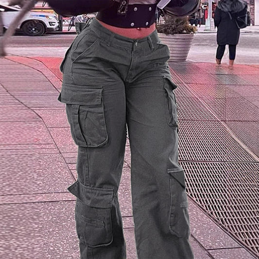 Women's Casual Working American Retro Tactical Pants