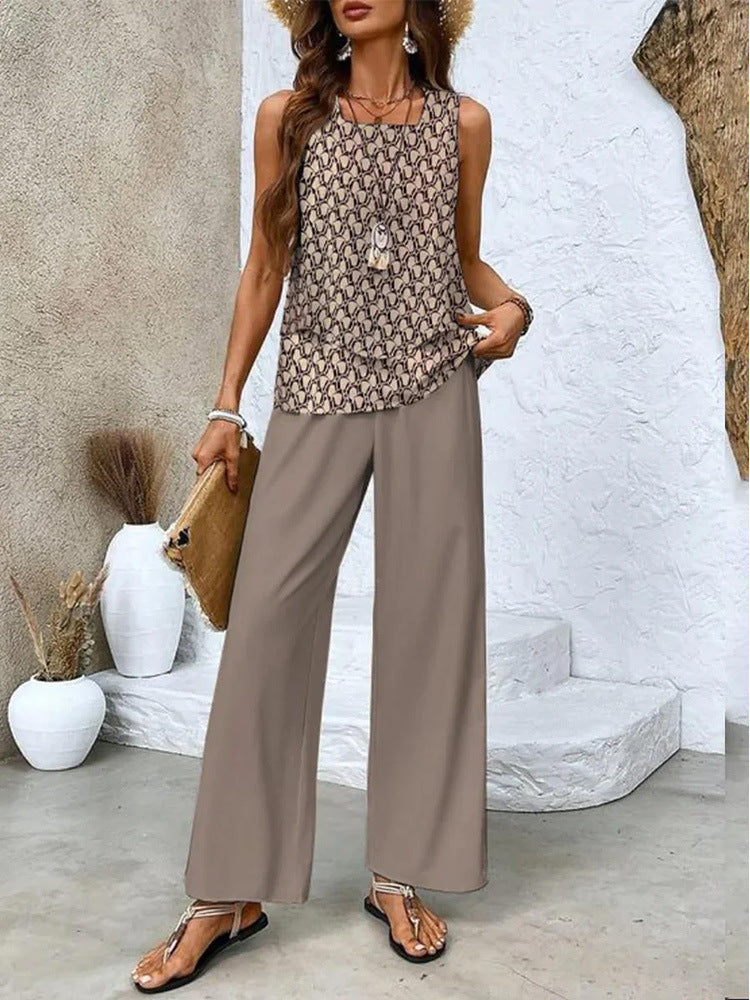 Pretty Durable Beautiful Casual Women's Sleeveless Fashion Casual Suit