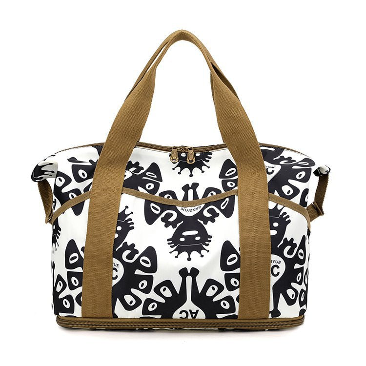Women's Elephant Printed Large Capacity Out Travel Bags