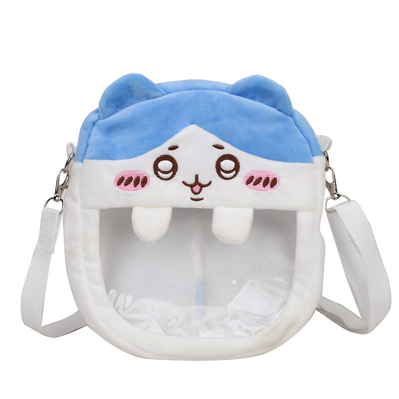 Cartoon Anime Style Cute Rabbit Round Crossbody Bags