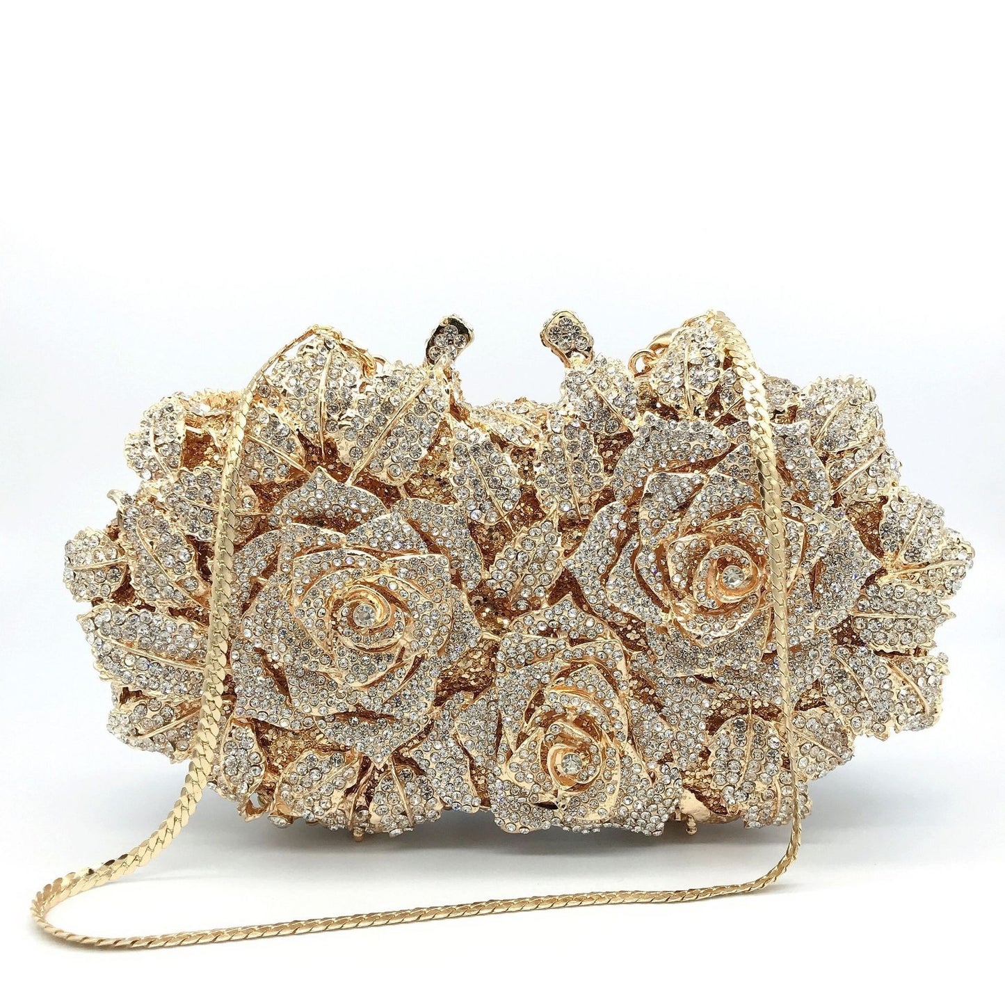 Women's Spring Luxury Fashion For Dinner Rose Shape Evening Bags