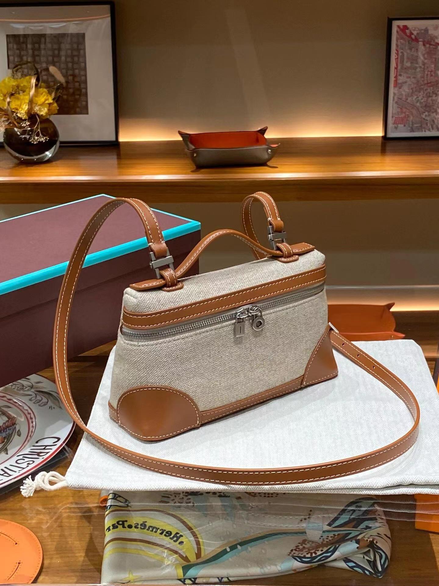 Lunch Box High Sense Contrast Color Small Square Bags